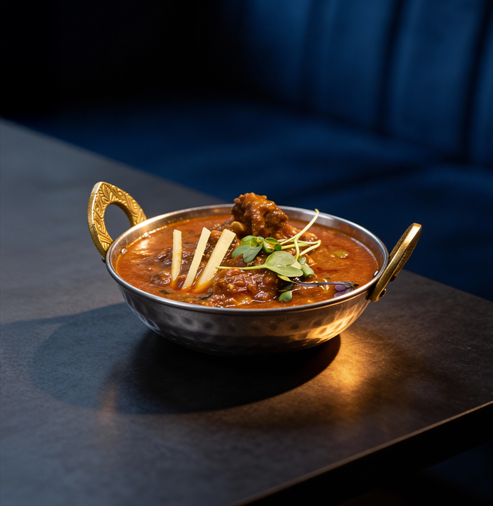Slow cooked lamb curry