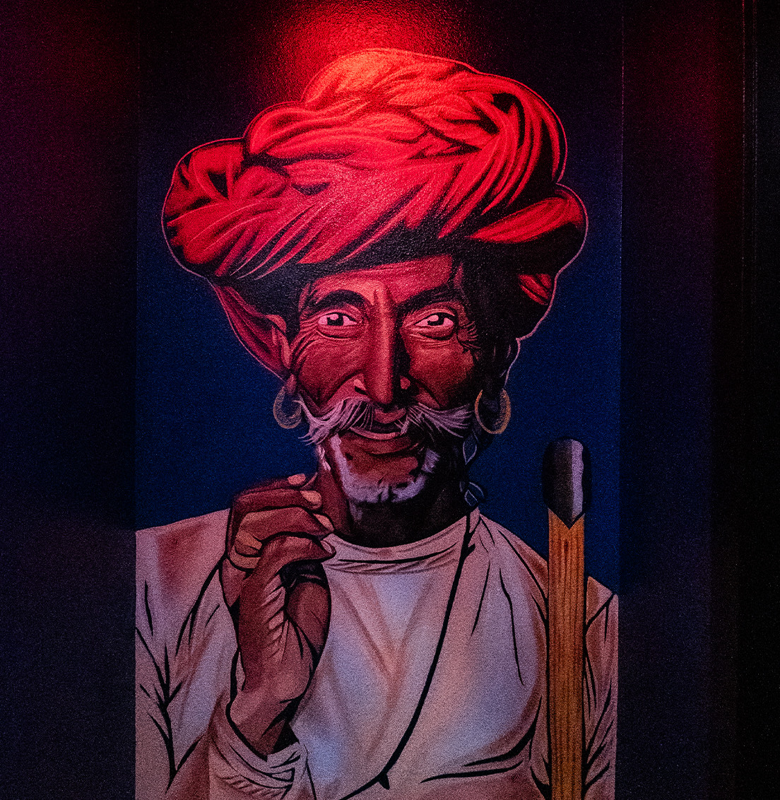 The turbaned elder
